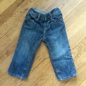 Baby GAP lined Denim Jeans Size 6-12 months